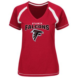 Atlanta Falcons Majestic Women’s Game Day Tradition V-Neck T-Shirt