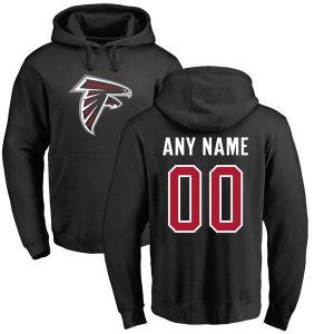 Atlanta Falcons NFL Pro Line Any Name & Number Logo Personalized Pullover Hoodie