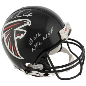 Matt Ryan Authentic Autographed Riddell Pro-Line Helmet with “16 NFL MVP” Inscription