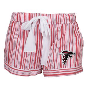 Women’s Atlanta Falcons Concepts Sport Red/White Principle Woven Lounge Shorts