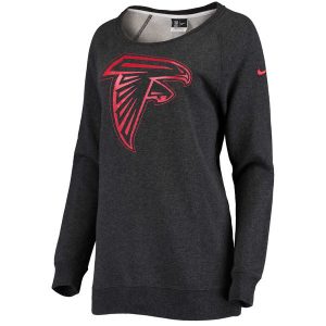 Women’s Atlanta Falcons Nike Black Champ Drive Boyfriend Pullover Sweatshirt