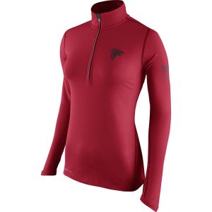Women’s Atlanta Falcons Nike Red Tailgate Element Half-Zip Performance Jacket