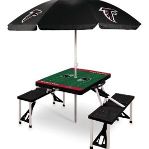 Atlanta Falcons Field Design Portable Picnic Table with Umbrella