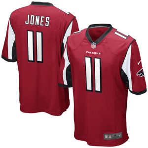 Youth Atlanta Falcons Julio Jones Nike Red Team Color Game Jersey